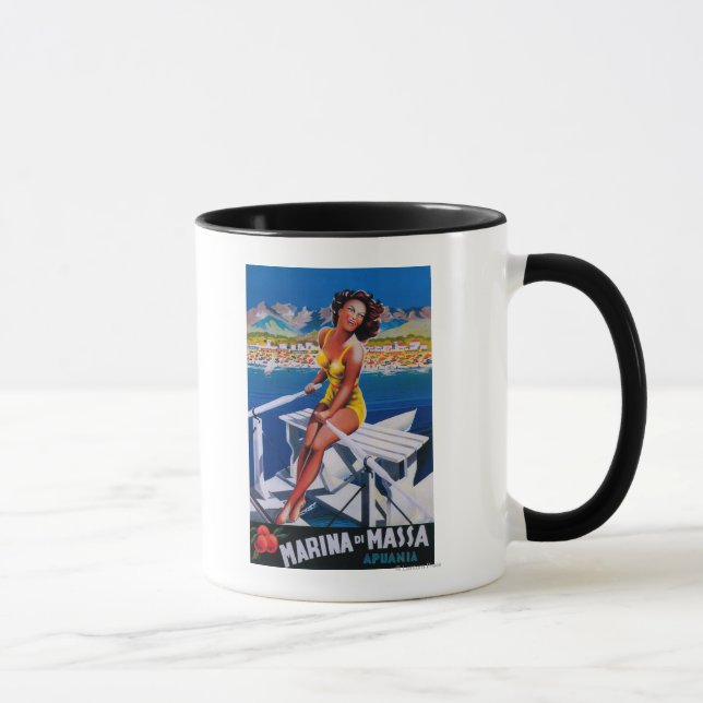 Massa Marina Travel Poster Mug (Right)