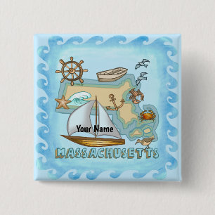 Massachusetts 15 cm square badge