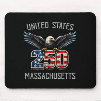 Massachusetts 250th Anniversary Shirt Patriotic Mouse Pad