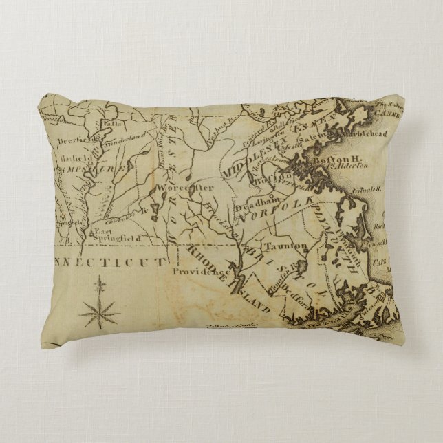 Massachusetts 3 decorative cushion (Front)