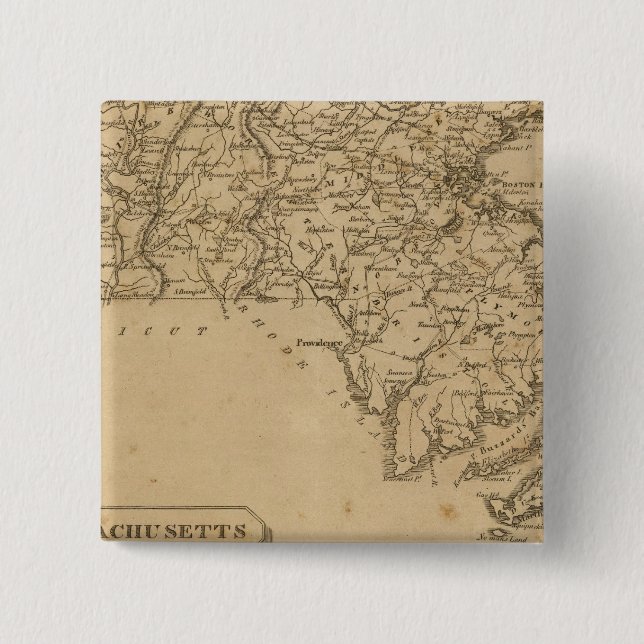 Massachusetts 5 15 cm square badge (Front)