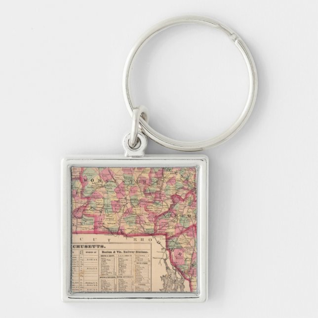 Massachusetts 8 key ring (Front)