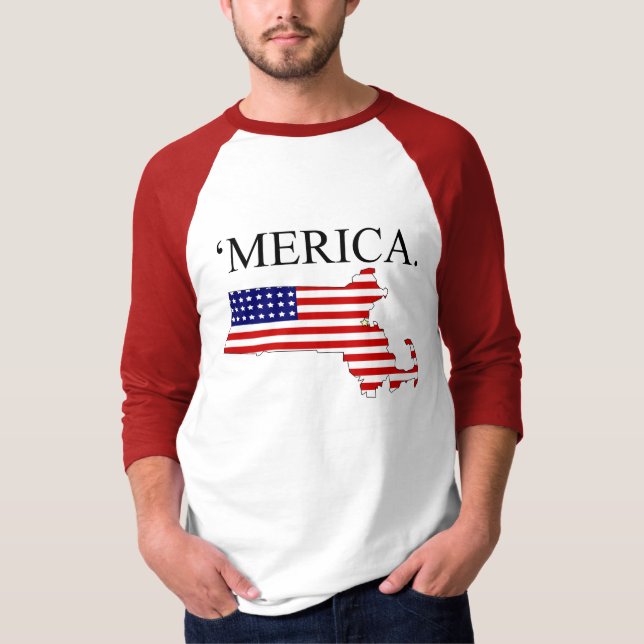Massachusetts America T-Shirt (Front)