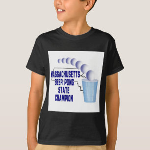 Massachusetts Beer Pong Champion T-Shirt