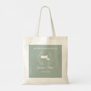Massachusetts Destination Wedding Welcome  Tote Bag