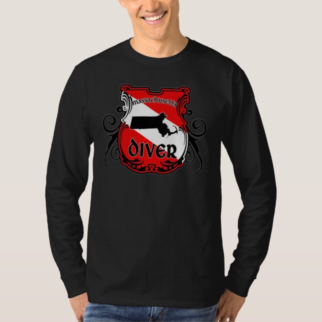 Massachusetts Diver T-Shirt (Front)