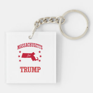 MASSACHUSETTS FOR DONALD TRUMP KEY RING