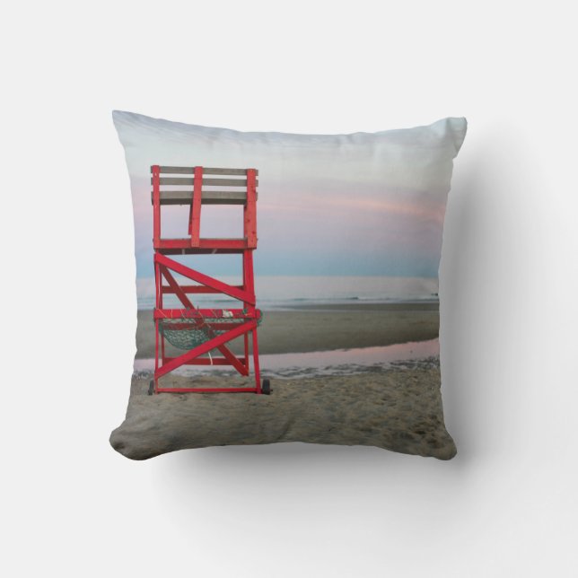 Massachusetts, Gloucester, Good Harbour Beach Cushion (Front)