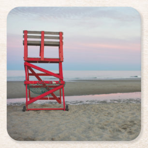 Massachusetts, Gloucester, Good Harbour Beach Square Paper Coaster
