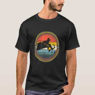 Massachusetts Hawaii Roots Origine State Map Retro T-Shirt
