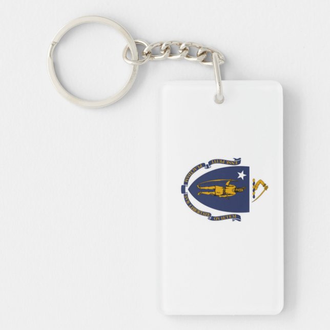 Massachusetts Key Ring (Front)