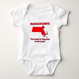 Massachusetts - Not As Obnoxious As New Jersey Baby Bodysuit