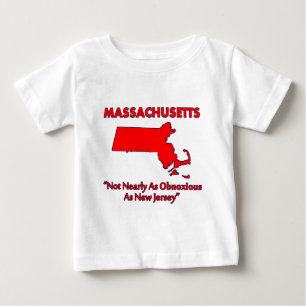Massachusetts - Not As Obnoxious As New Jersey Baby T-Shirt