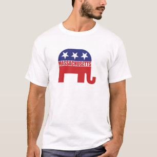 Massachusetts Republican Elephant T-Shirt