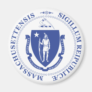 Massachusetts sign magnet