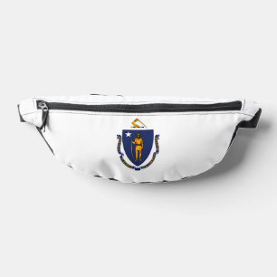 Massachusetts State Flag Design Bum Bags