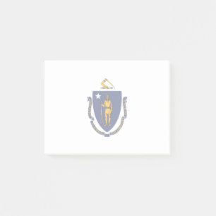 Massachusetts State Flag Design Post-it Notes