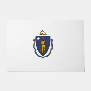 Massachusetts State Flag Doormat