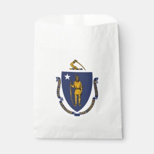 Massachusetts State Flag Favour Bag