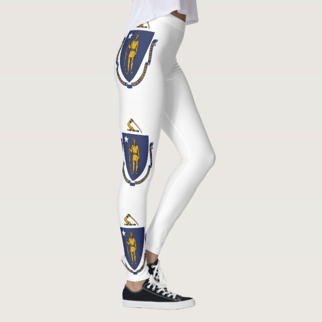 Massachusetts State Flag Leggings (Right)