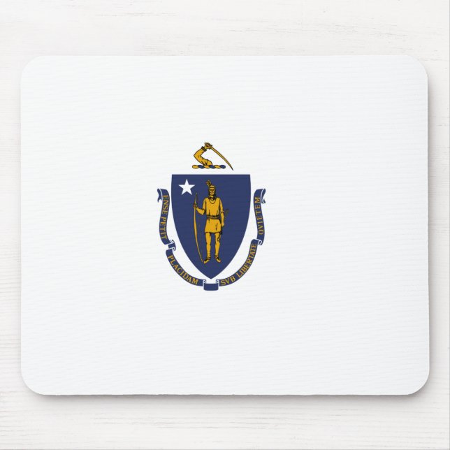 Massachusetts State Flag Mouse Pad (Front)