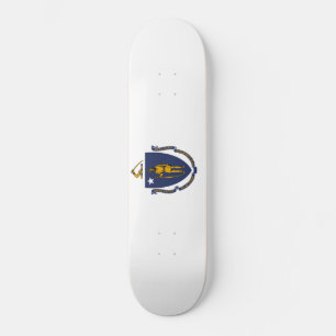 Massachusetts State Flag Skateboard