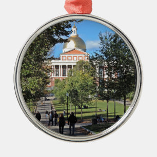 Massachusetts State House Metal Tree Decoration