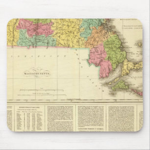 Massachusetts US Mouse Pad
