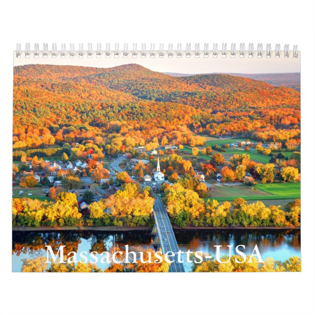 Massachusetts-USA Calendar (Cover)