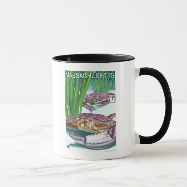 MassachusettsCrab and Fisherman Mug (Right)