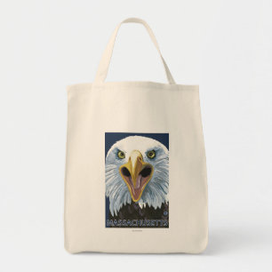 MassachusettsEagle Up Close Tote Bag