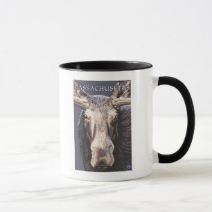 MassachusettsMoose Up Close Mug