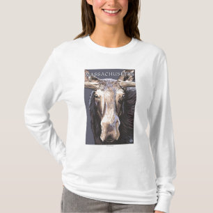 MassachusettsMoose Up Close T-Shirt