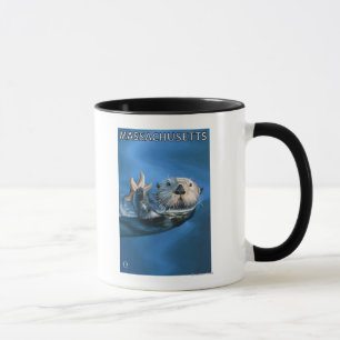 MassachusettsSea Otter Scene Mug