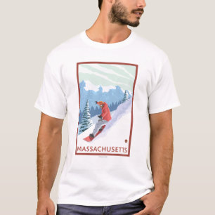 MassachusettsSnowboarder Scene T-Shirt