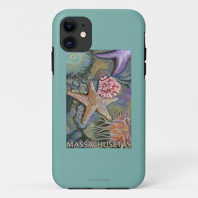 MassachusettsTidepool Scene Case-Mate iPhone Case (Back)