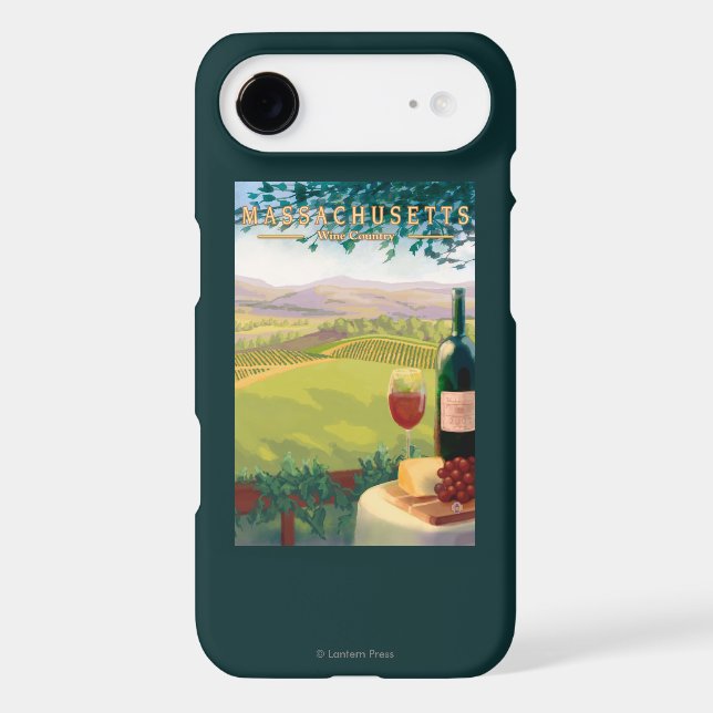 MassachusettsWine Country Scene Case-Mate iPhone Case (Back)