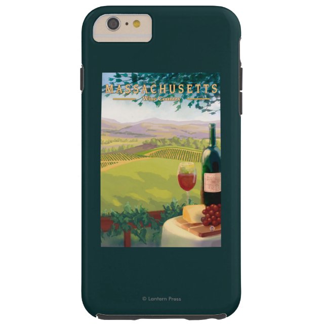 MassachusettsWine Country Scene Case-Mate iPhone Case (Back)