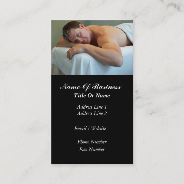 Massage Business Card (Front)