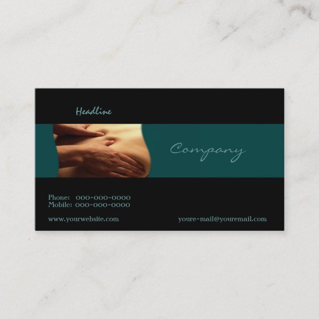 Massage Business Card (Front)