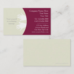 Massage Business Card