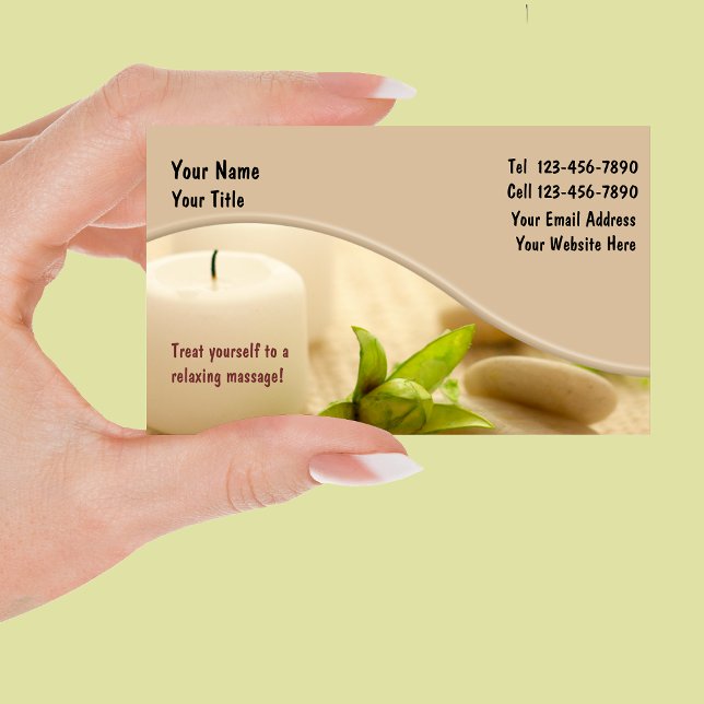 Massage Business Card (Creator Uploaded)