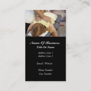 Massage Business Card