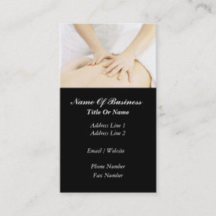 Massage Business Card