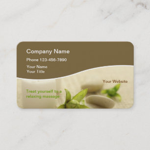 Massage Business Cards