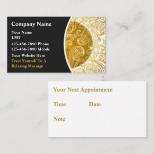 Massage Business Cards