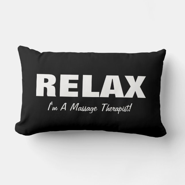 Massage Relax (customisable) Lumbar Cushion (Front)