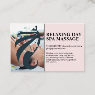 Massage Salon Spa Hotel Resort Business Card