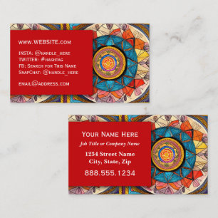 Massage Spa Salon Nails Professional Executive Business Card