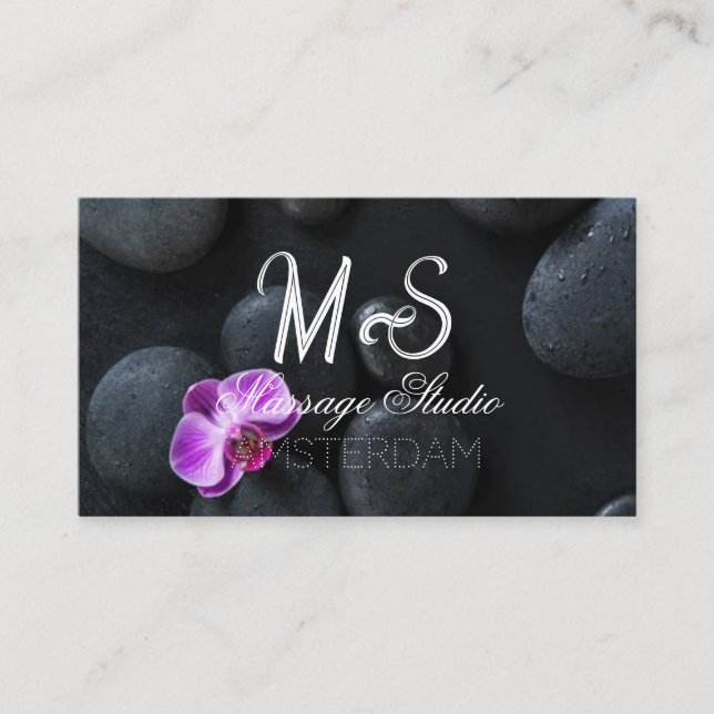 Massage Studio Business Card (Front)
